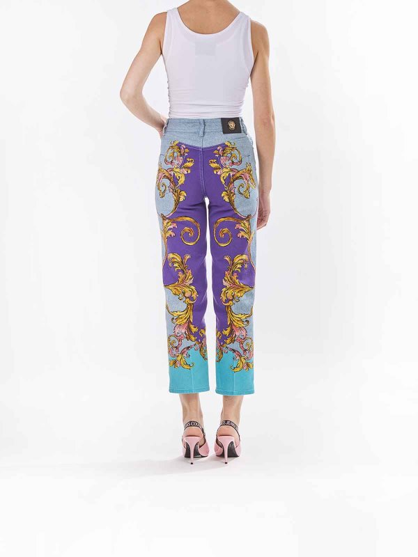 Nina Placed Baroque Trousers shop online: VERSACE JEANS