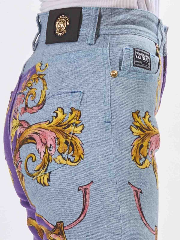 VERSACE JEANS buy online Nina Placed Baroque Trousers