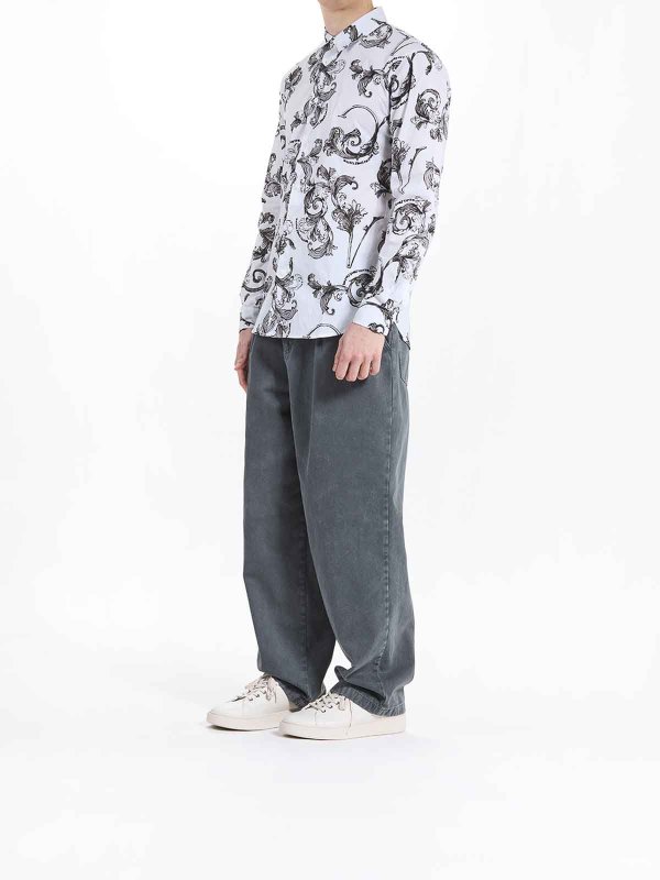 The Best Shops VERSACE JEANS: shirts - Baroque shirt