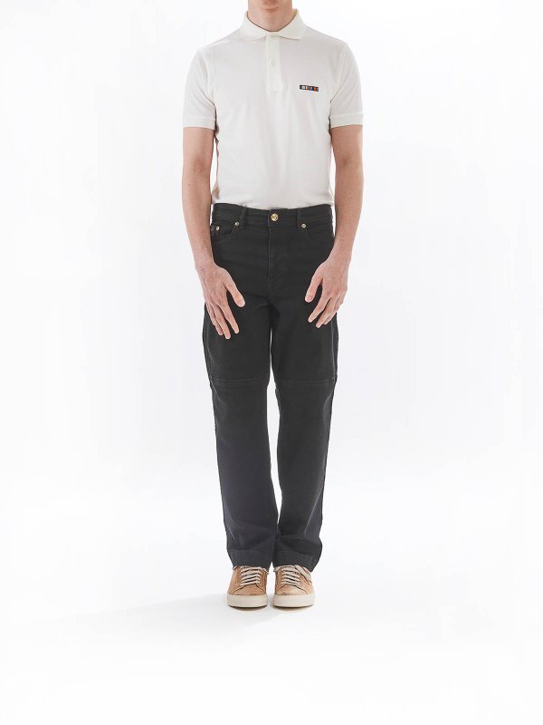 VERSACE JEANS: カジュアルトラウザー online - カジュアルパンツ - 黒