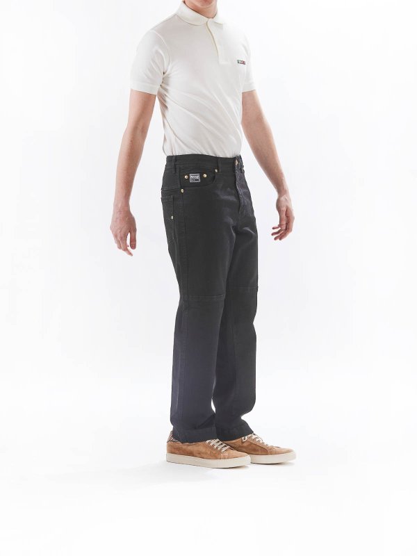 The Best Shops VERSACE JEANS: カジュアルトラウザー - カジュアルパンツ - 黒