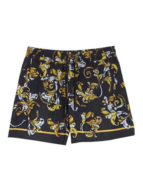 VERSACE JEANS: Trousers Shorts - Short Barocco