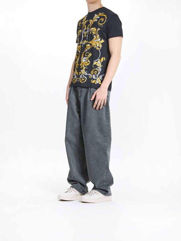 The Best Shops VERSACE JEANS: T-shirts - T-Shirt - Schwarz