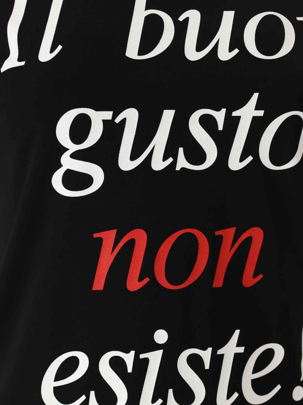 The Best Shops MOSCHINO: T-shirts - T-Shirt - Schwarz