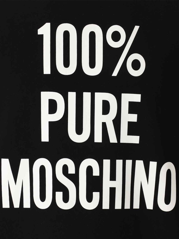 The Best Shops MOSCHINO: スウェット＆セーター - スウェットシャツ/セーター - 黒