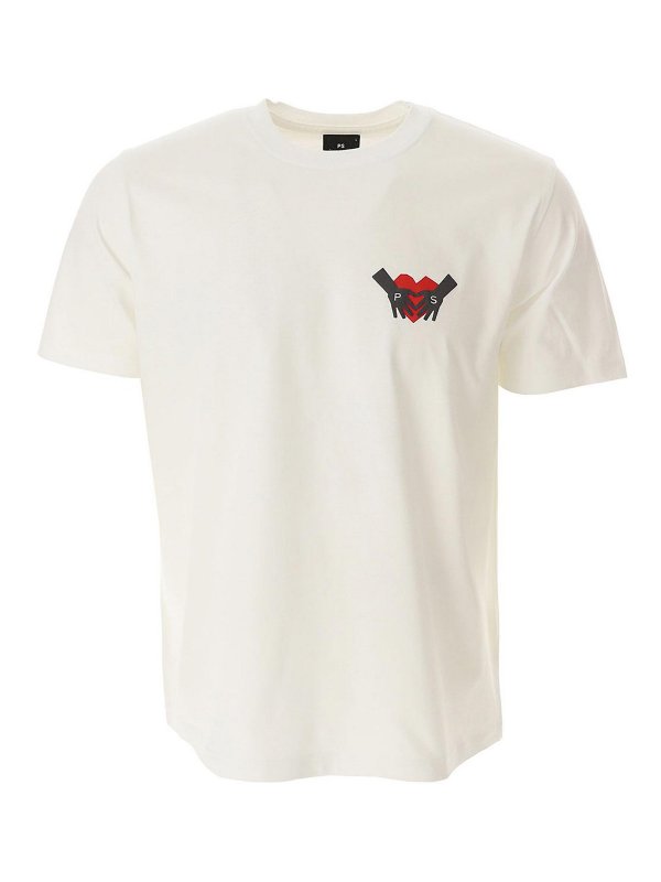 PS BY PAUL SMITH: T-shirts - T-Shirt - Blanc