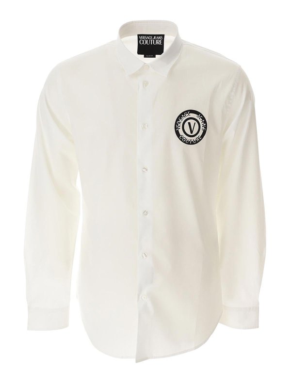 VERSACE JEANS: Hemden - Hemd - Weiß