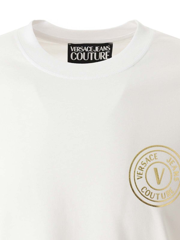 T-Shirt - Weiß shop online: VERSACE JEANS