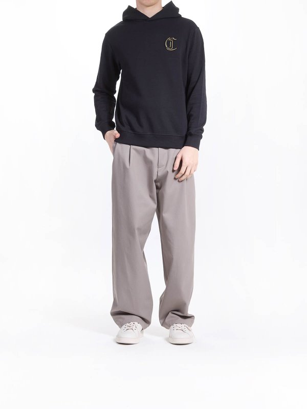 JUST CAVALLI: Sweatshirts & Sweaters online - Jc Embroidery Lurex Sweatshirt