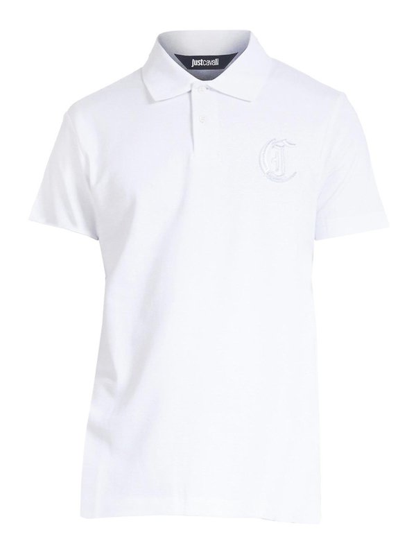JUST CAVALLI: polo shirts - Jc Embroidery Lurex Polo