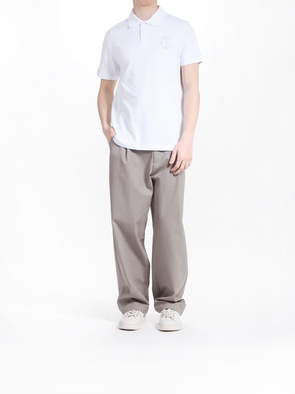 JUST CAVALLI: polo shirts online - Jc Embroidery Lurex Polo