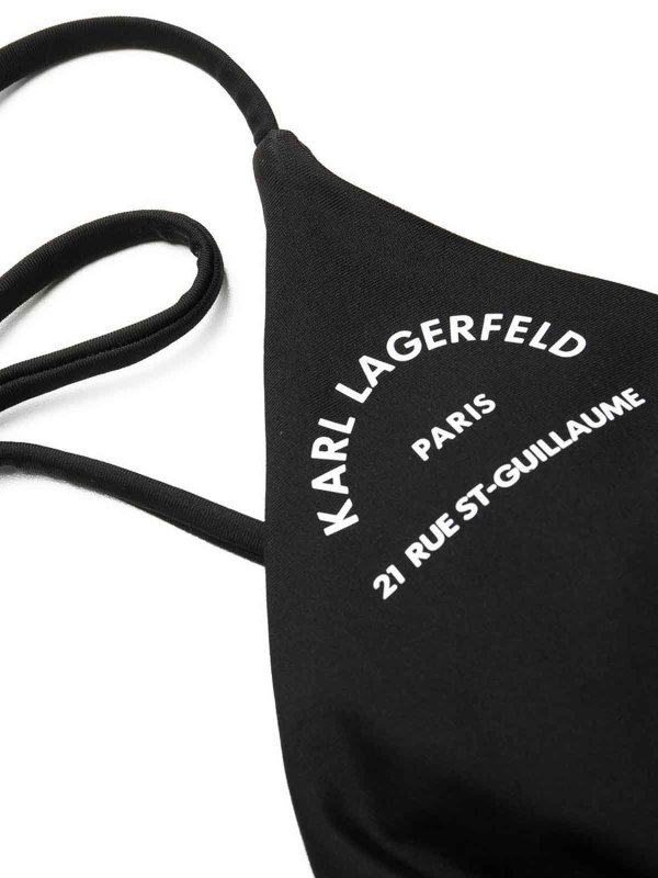 KARL LAGERFELD: bikini online - Triangolo con logo
