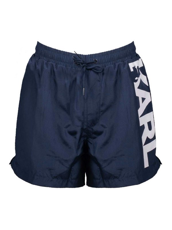 KARL LAGERFELD: Swim shorts & swimming trunks - Karl Logo Boardshorts