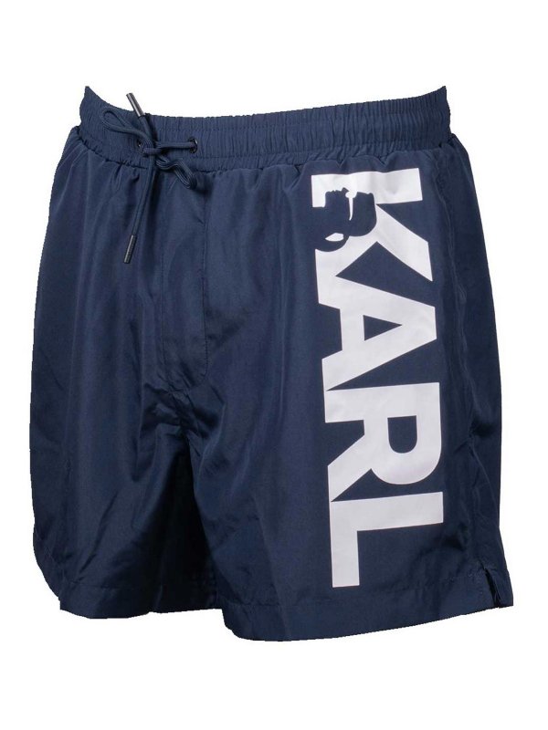 KARL LAGERFELD: Swim shorts & swimming trunks online - Karl Logo Boardshorts