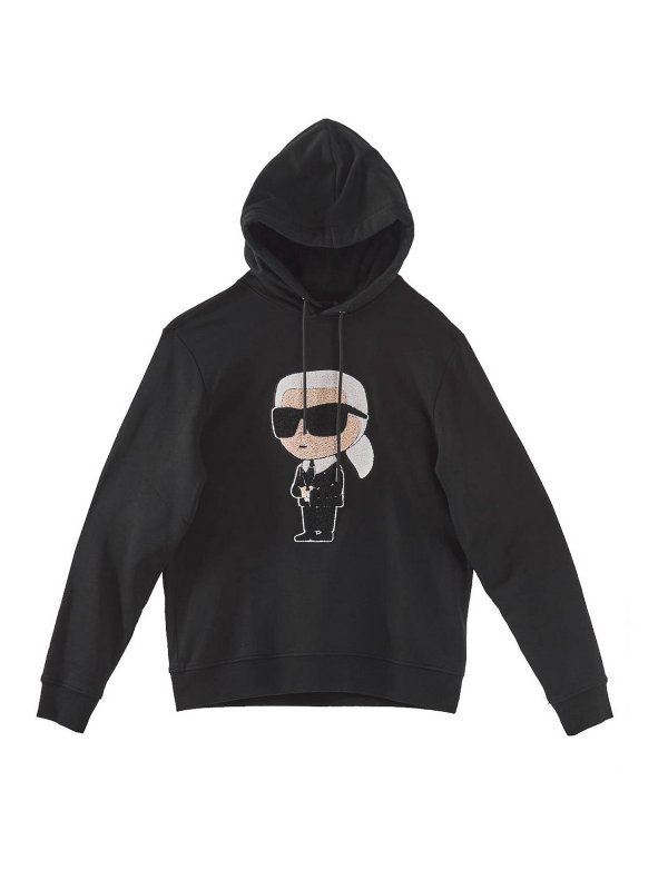 KARL LAGERFELD: Sweatshirts & Sweaters - Karl hooded sweatshirt