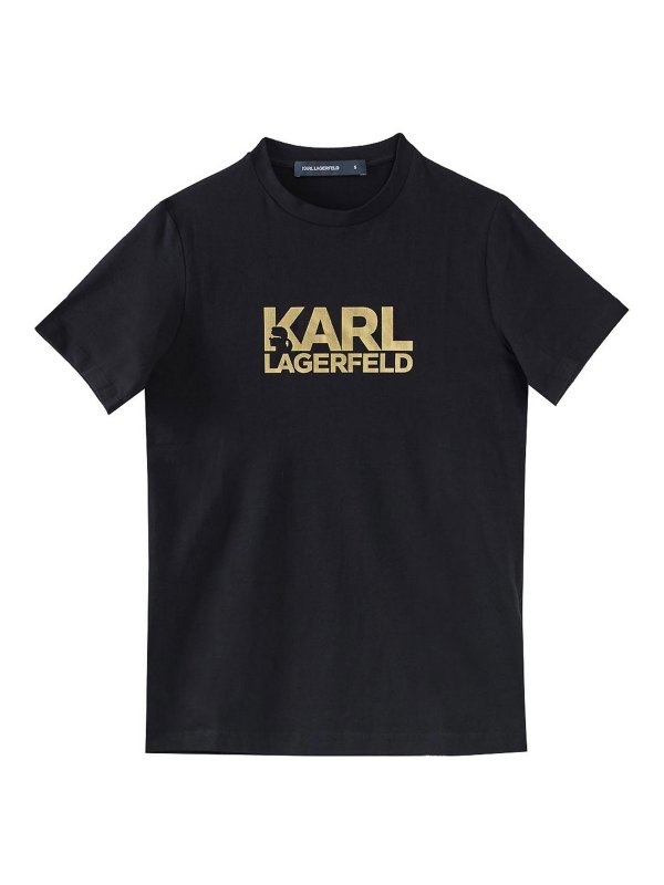 KARL LAGERFELD: T-shirts - T-Shirt - Schwarz