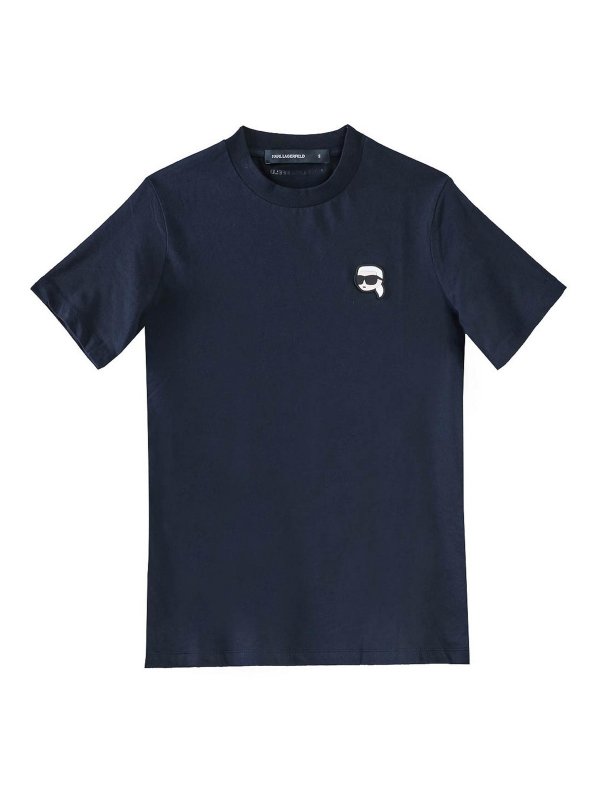 KARL LAGERFELD: T-shirts - T-Shirt - Bleu