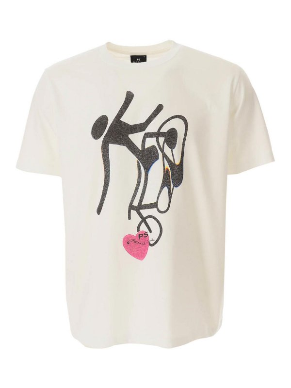 PS BY PAUL SMITH: T-shirts - T-Shirt - Blanc
