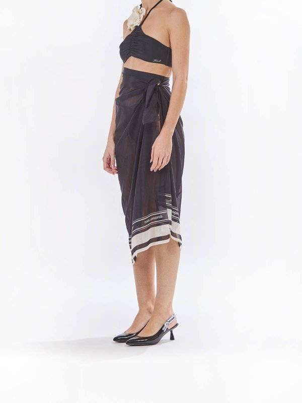 The Best Shops KARL LAGERFELD: cover-ups - Kl X Borsalino Pareo