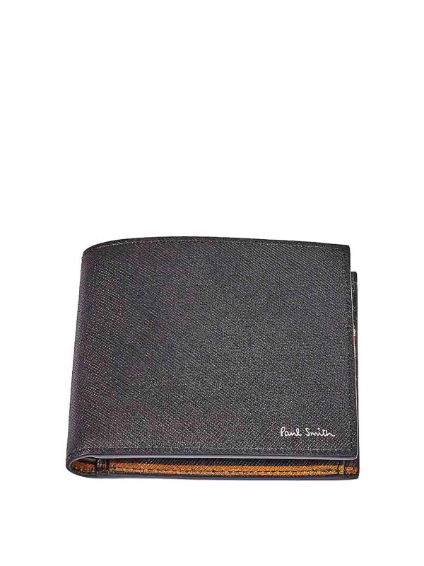 PAUL SMITH: wallets & purses - Mini commuter portfolio with doors