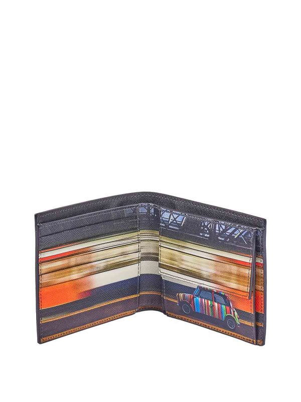 The Best Shops PAUL SMITH: wallets & purses - Mini commuter portfolio with doors