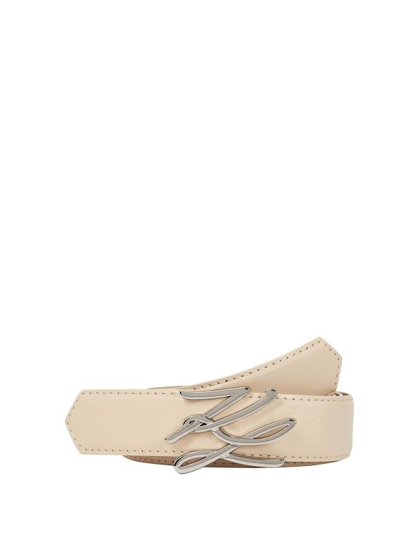 KARL LAGERFELD: Ceintures - Ceinture - Beige