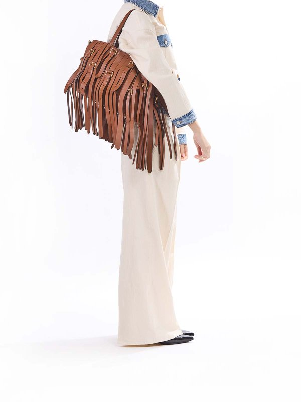 The Best Shops MOSCHINO: Handtaschen - Shopper - Beige