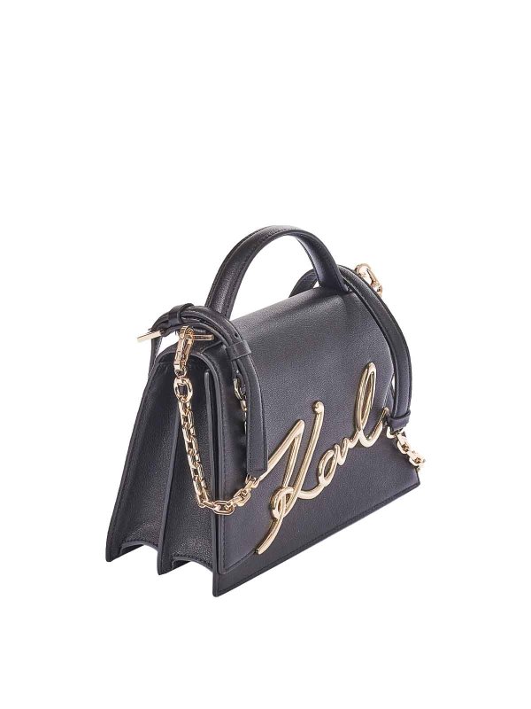 KARL LAGERFELD: クロスボディバッグ online - クロスボディバッグ - 黒