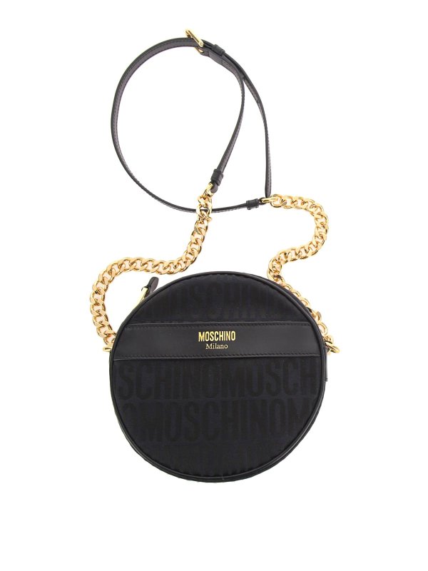 MOSCHINO: cross body bags - Logo Round Bag