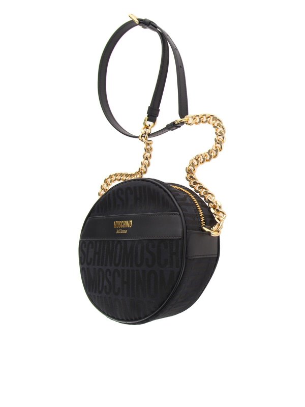 MOSCHINO: cross body bags online - Logo Round Bag