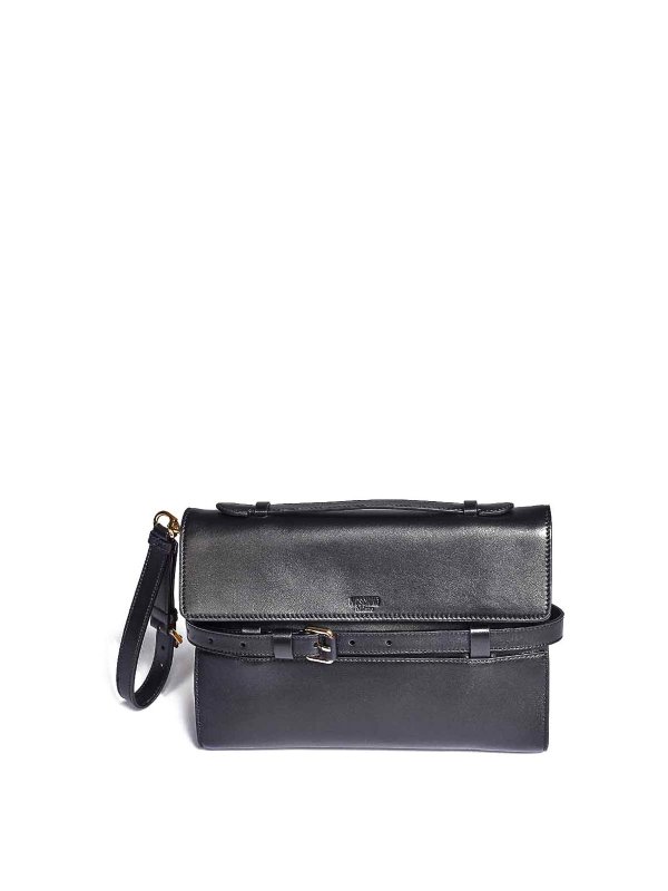 MOSCHINO: Clutch - Pochette - Noir