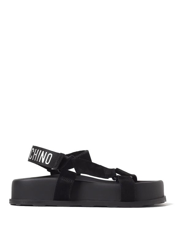 MOSCHINO: sandals - Low logo sandal