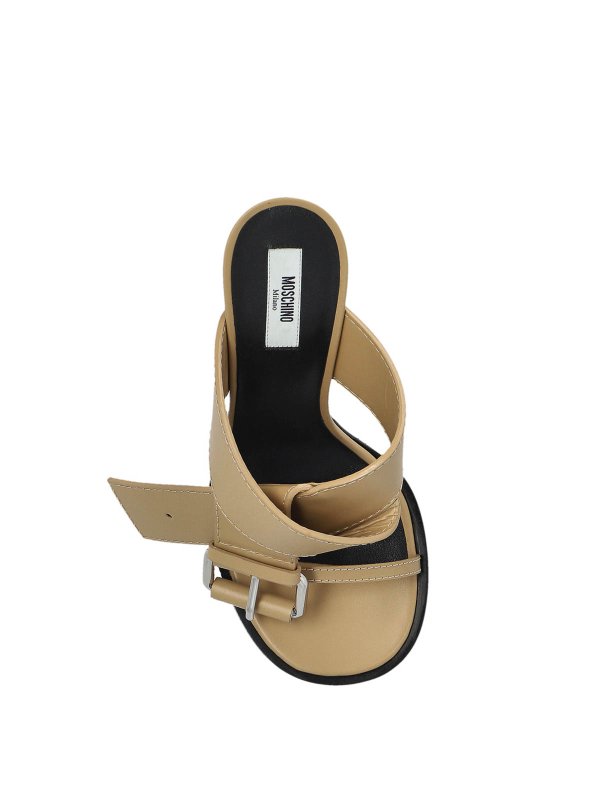 High sandal belt shop online: MOSCHINO