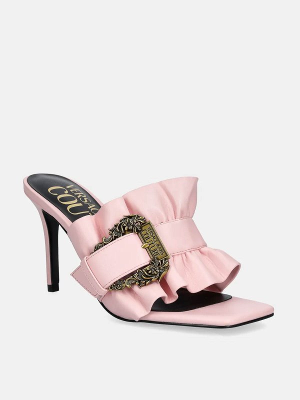 VERSACE JEANS: Mules online - Mules - Rosa
