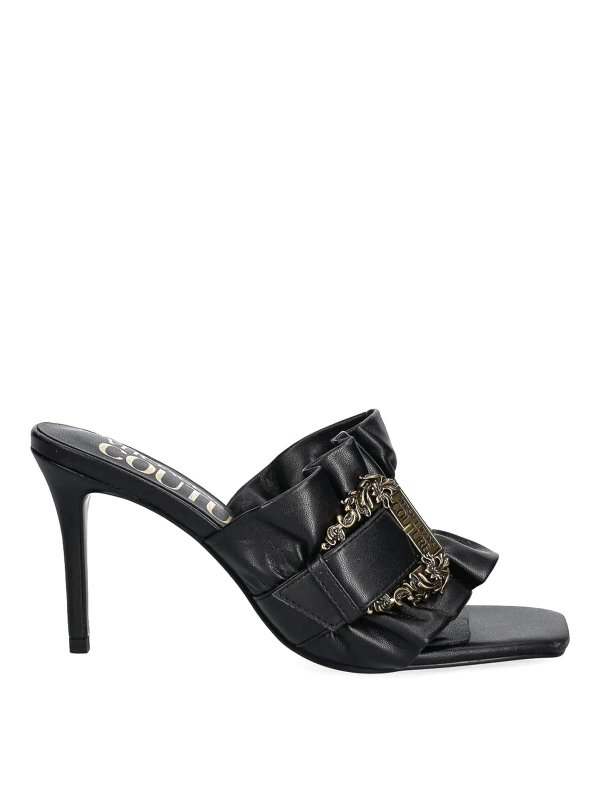 VERSACE JEANS: Mules - Mules - Noir