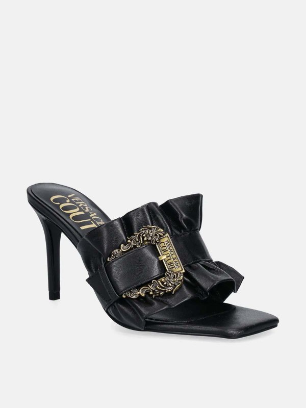 VERSACE JEANS: Mules online - Mules - Noir