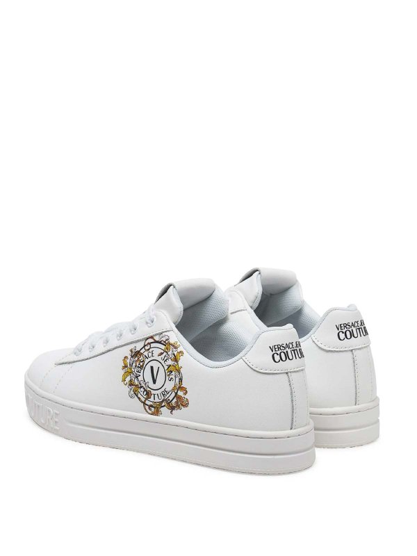 The Best Shops VERSACE JEANS: trainers - Court Baroque Emblem Sneakers