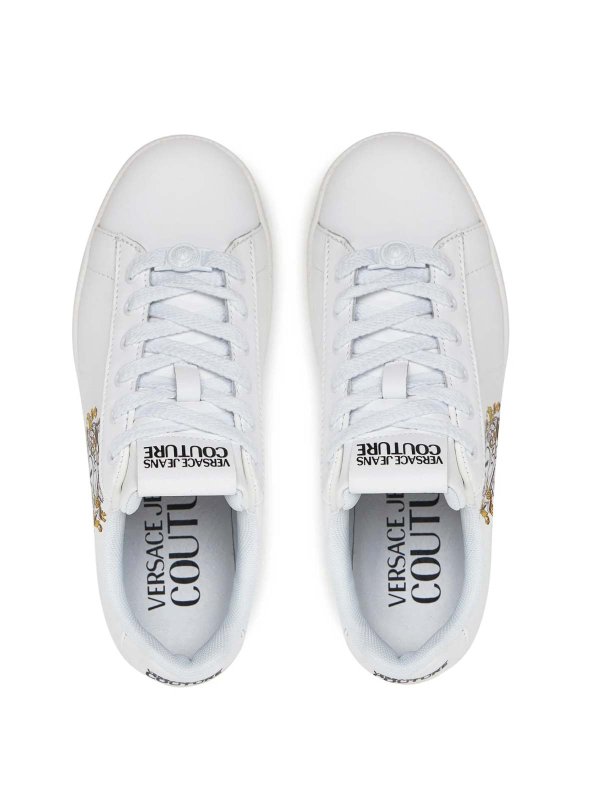 Court Baroque Emblem Sneakers shop online: VERSACE JEANS