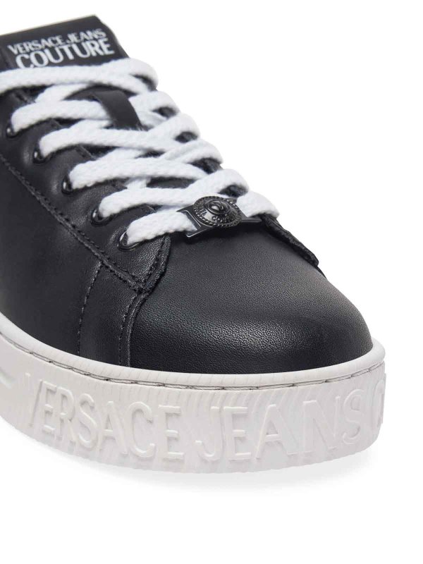The Best Shops VERSACE JEANS: Court Baroque Emblem Sneakers