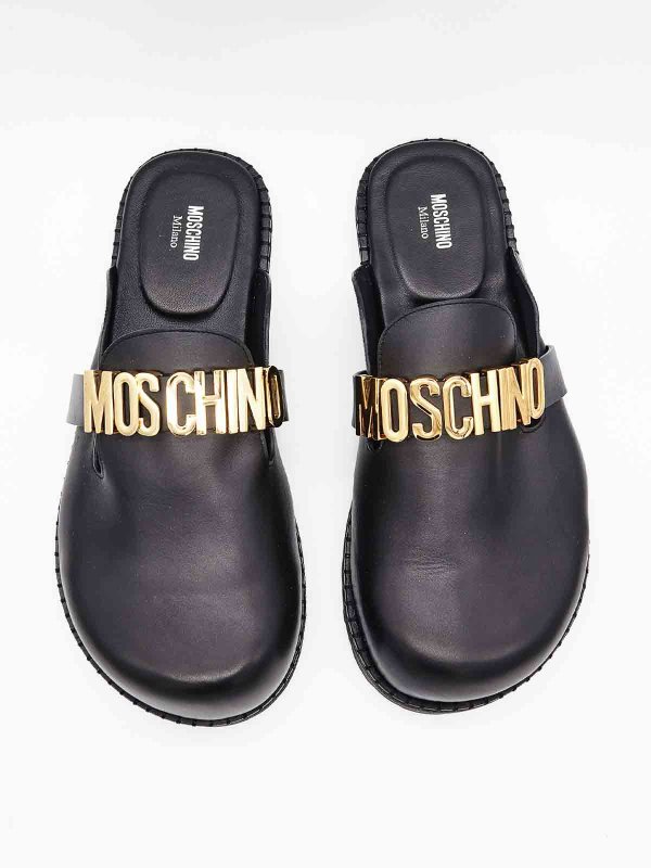 MOSCHINO: sandals online - Ciabatta Chiusa Lettering