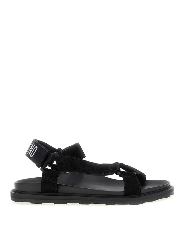 MOSCHINO: Sandales - Sandales - Noir