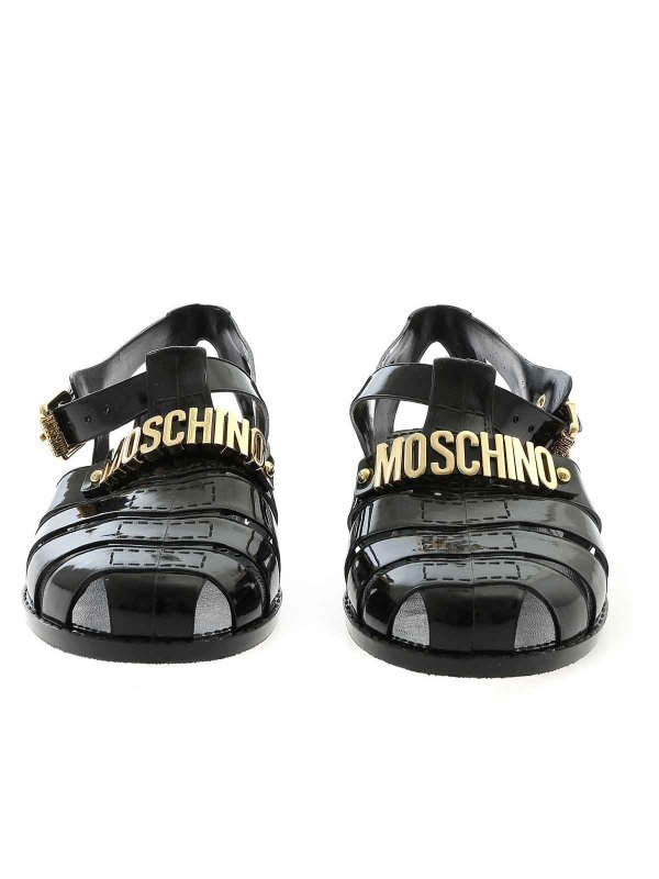 The Best Shops MOSCHINO: サンダル - サンダル - 黒