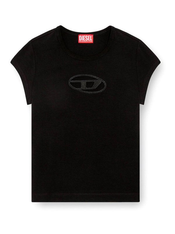 DIESEL: T-shirts - T-Shirt - Schwarz