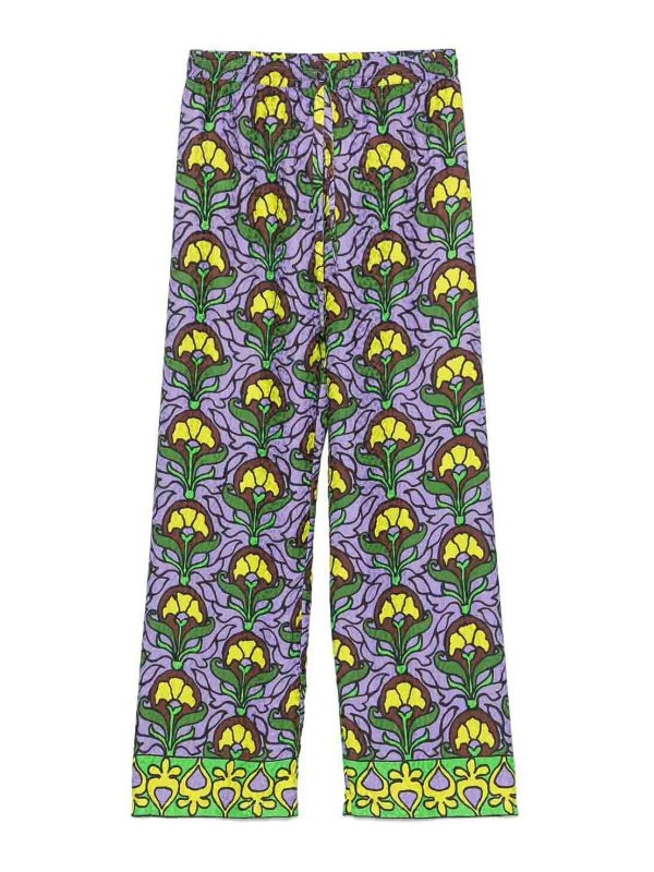 ANJUNA: カジュアルトラウザー - カジュアルパンツ - 紫