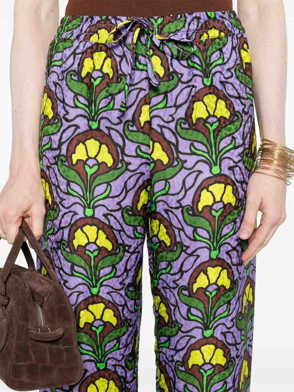 The Best Shops ANJUNA: カジュアルトラウザー - カジュアルパンツ - 紫