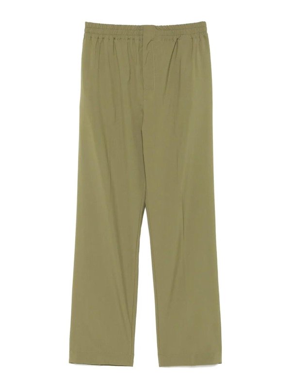 BOTTEGA VENETA: カジュアルトラウザー - カジュアルパンツ - 緑