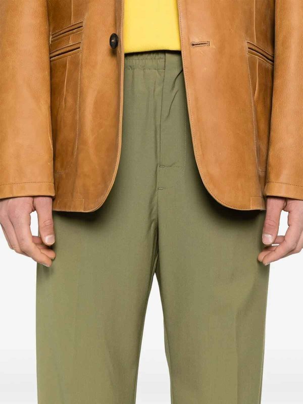 The Best Shops BOTTEGA VENETA: カジュアルトラウザー - カジュアルパンツ - 緑