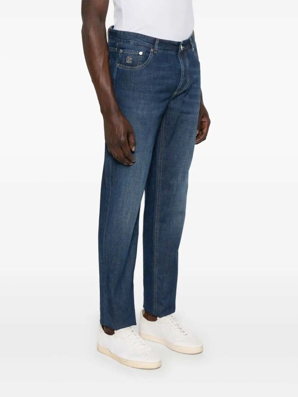 ストレートジーンズ - ダークウォッシュ shop online: BRUNELLO CUCINELLI