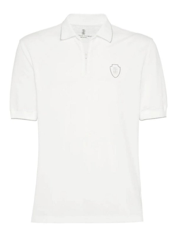 BRUNELLO CUCINELLI: polo shirts - Piqu Polo Shirt
