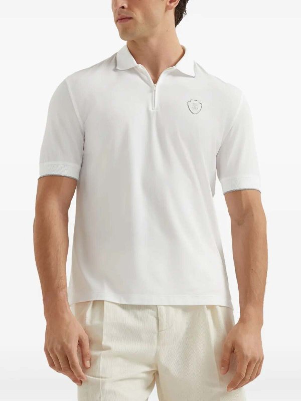 The Best Shops BRUNELLO CUCINELLI: polo shirts - Piqu Polo Shirt